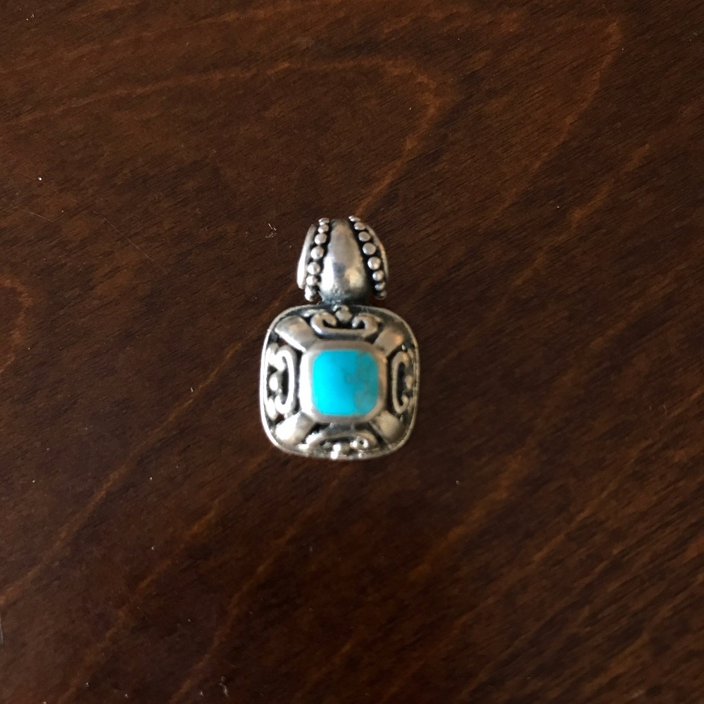 Sterling Silver and Turquoise Pendant