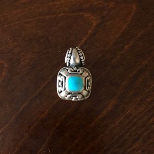 Sterling Silver and Turquoise Pendant