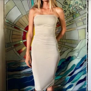 James Perse Dress Beige tube dress