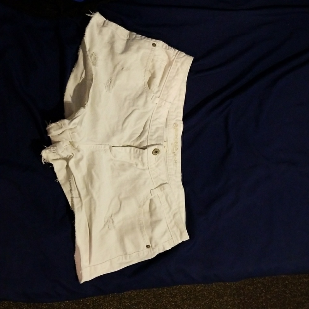 White short shorts