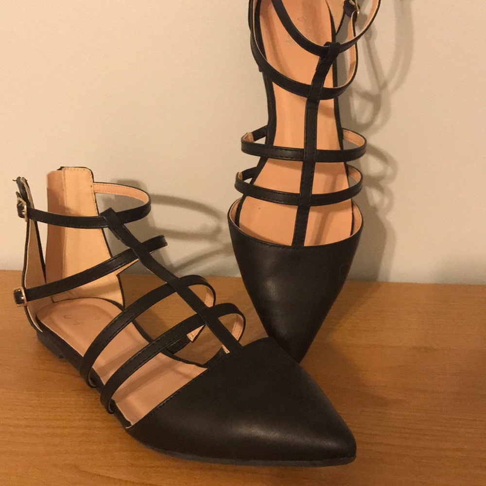 JC black flats from Target