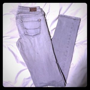 Bullhead gray venice skinny jeans