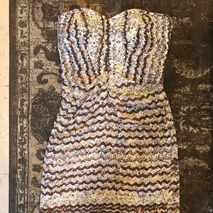 BCBG Strapless Dress.