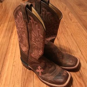 Women’s Tony Lama Square Toe Boots