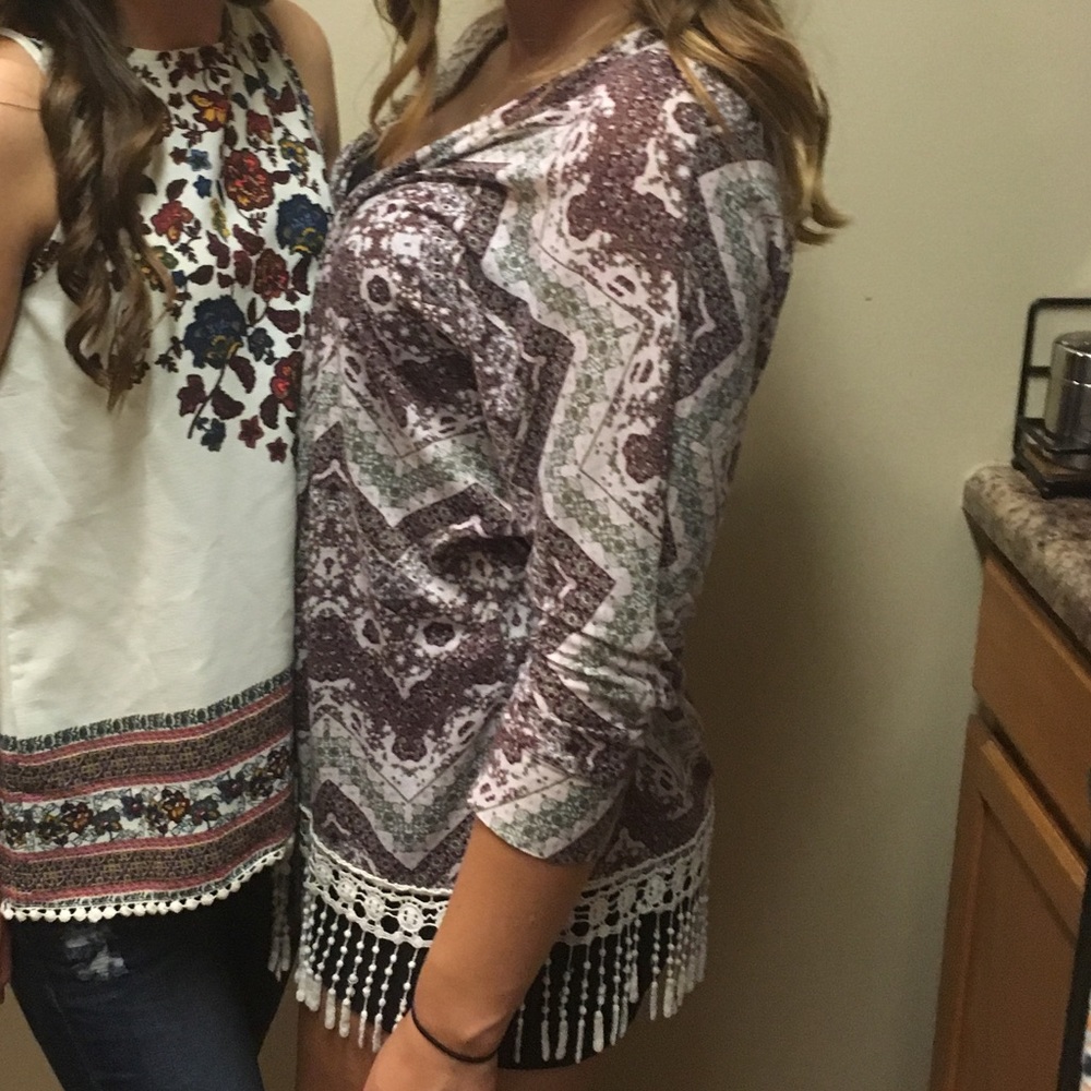 Patterned cardigan/ cover up