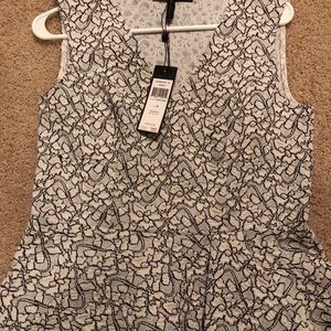 BCBg peplum top