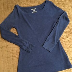 🛍 Boat neck waffle knit thermal