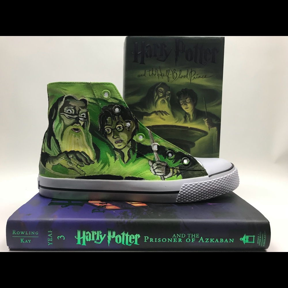 CustomizableHarry Potter Hand Painted Shoes