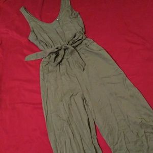 Olive green jumpsuit