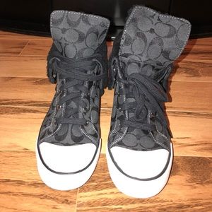 Coach high top sneakers NWT Size 8