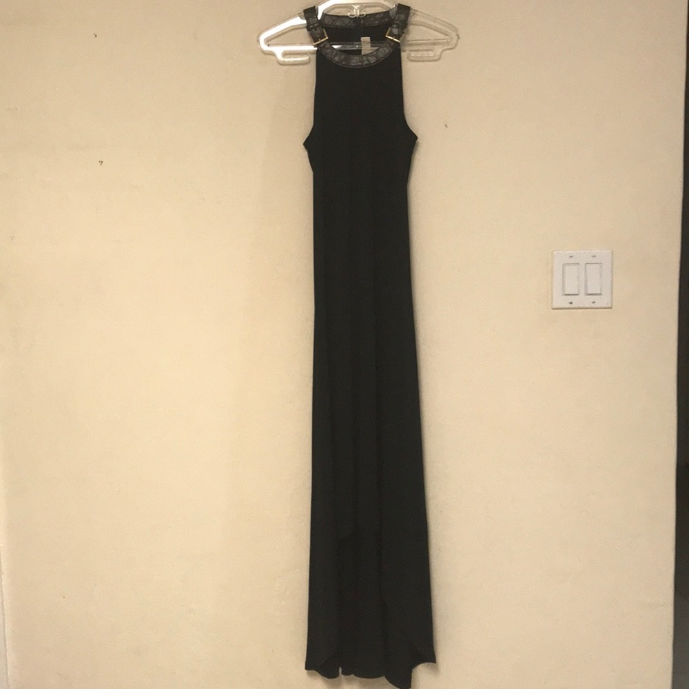 Black High Low MK Dress