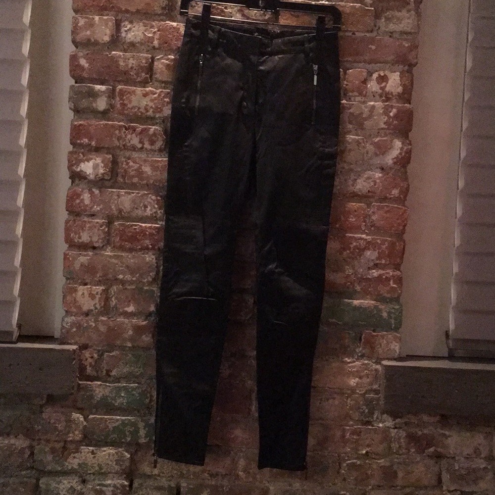 LK Bennett - Black leather pants