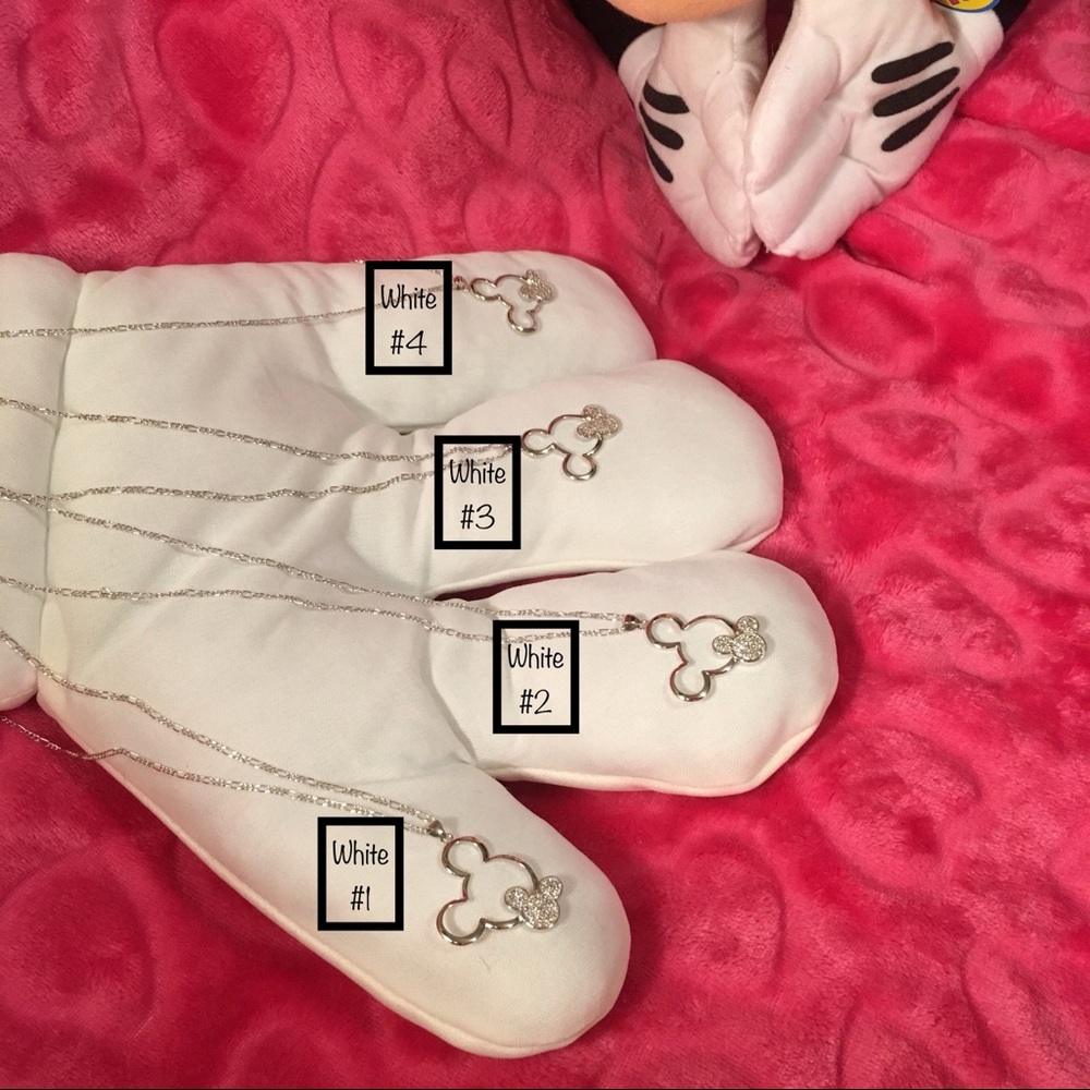 🎁necklace & 18k3XGP White gold 2X 🐭 🐭