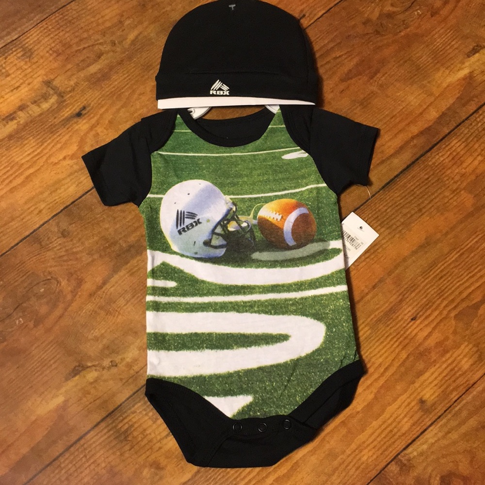 NWT 🏈RBX Bodysuit and Hat