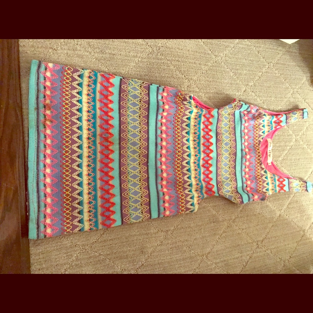 Cutout printed dress