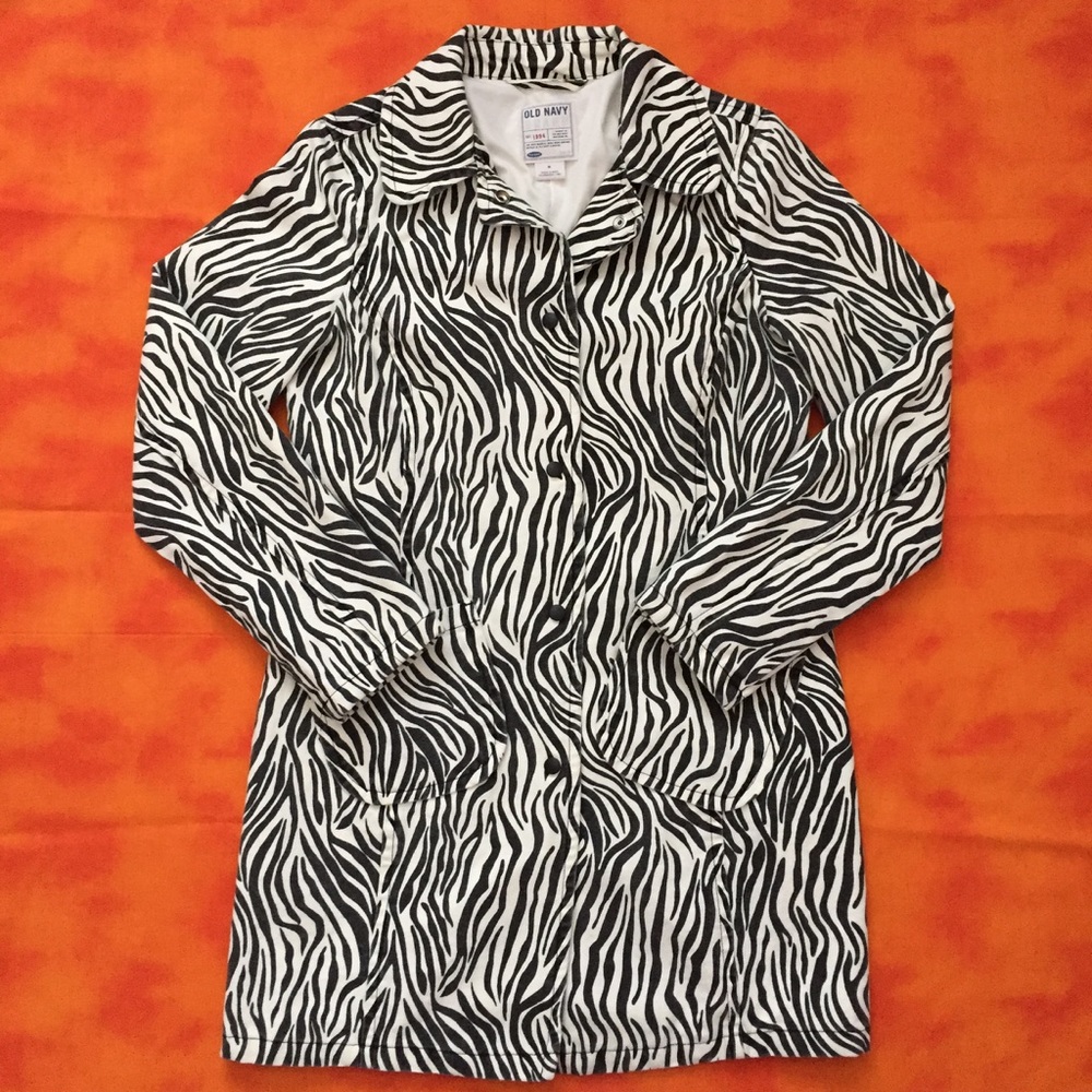 Zebra denim jacket