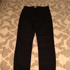 H&M Slim Fit Pants High Waist Black - Size 10