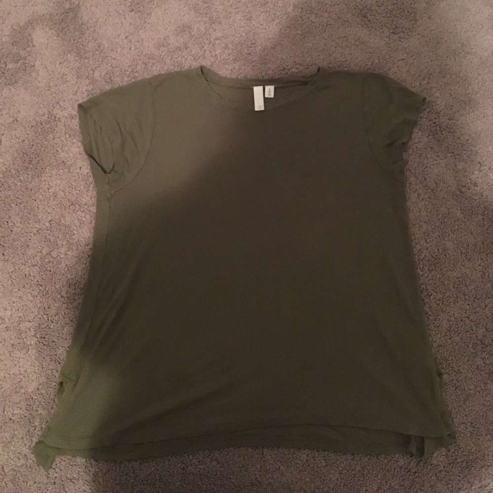 Nordstrom army green shirt