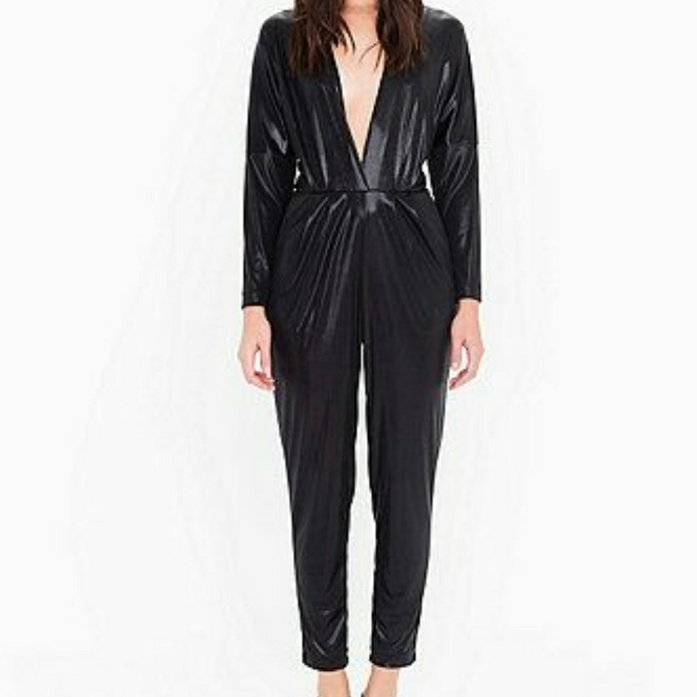 Metallic Jersey Jumpsuit (Adelyn) - NWT