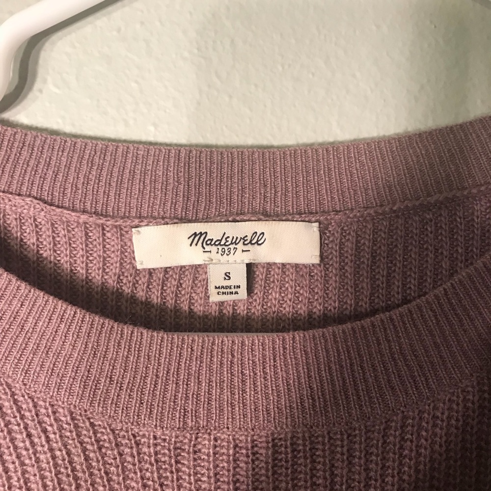 ⚠️SOLD Madewell Sweater Lavender Women Small - Picture 6 of 8