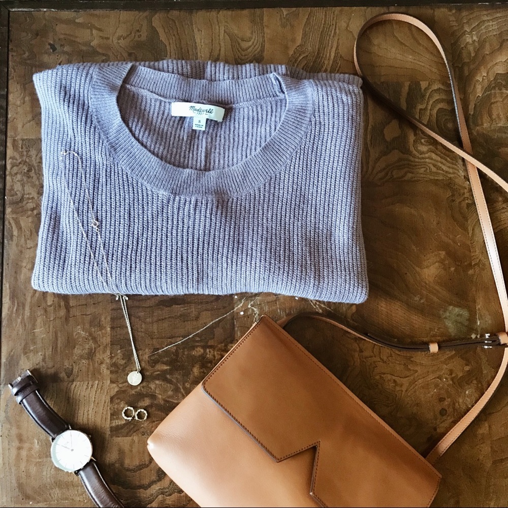 ⚠️SOLD Madewell Sweater Lavender Women Small
