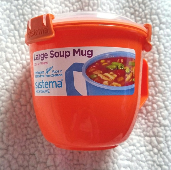 Green Sistema Microwavable Large Soup Mug 900ml