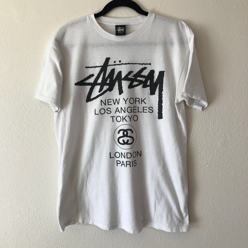 Stussy white T-shirt sized medium