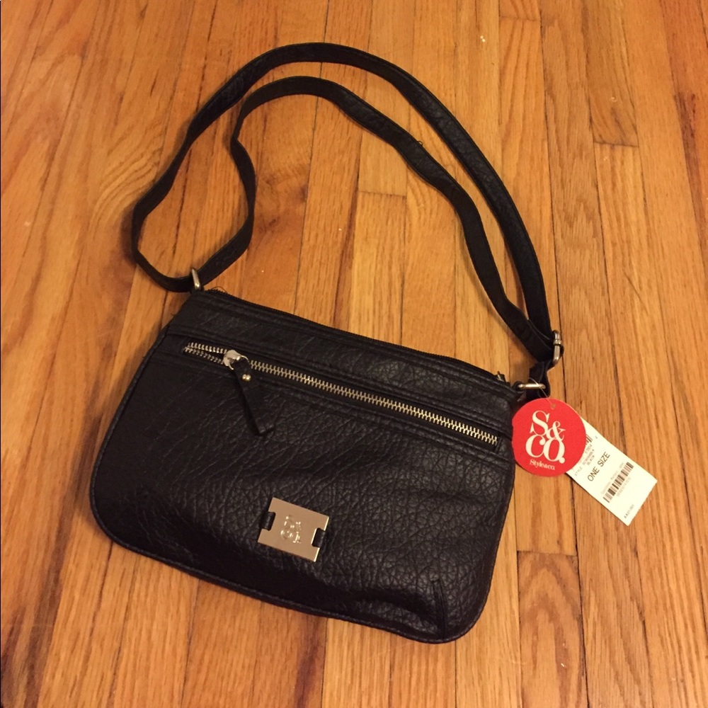 Style & Co Black Crossbody Mini