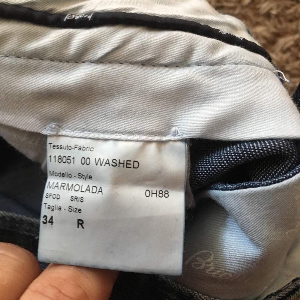 Men’s Brioni Dark Denim Jeans - Picture 2 of 6