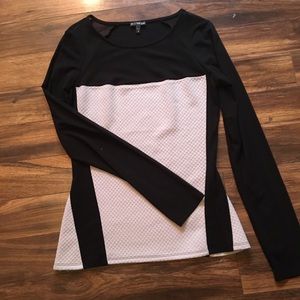 Black and gray Express shirt