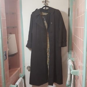Vintage Gray Burberry Trench