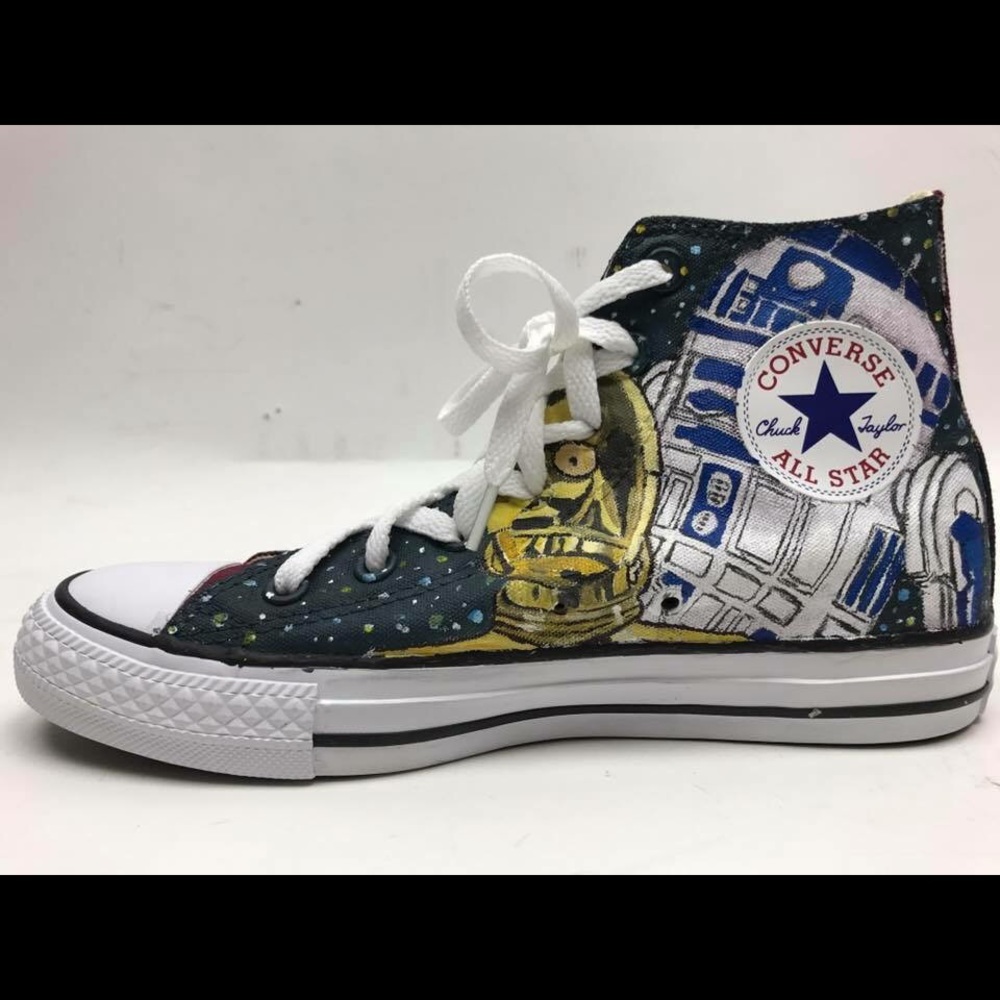 Hand painted Customizable Star Wars shoes