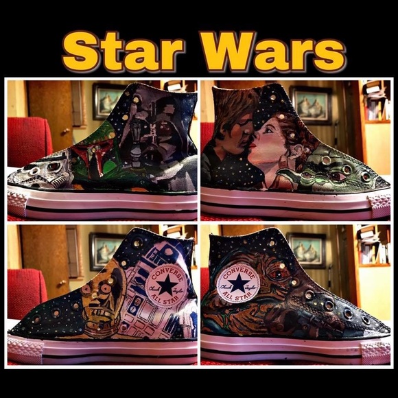 Hand painted Customizable Star Wars shoes - Picture 7 of 7