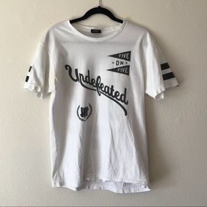Undefeated white T shirt. Medium