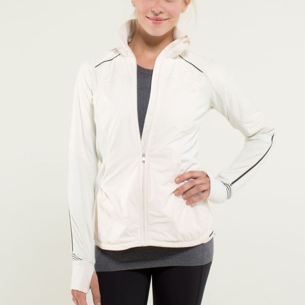 Lululemon can't stop run jacket angel wing 4