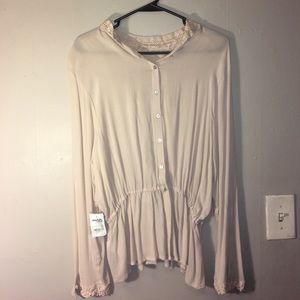 Charlene rouse pale pink blouse