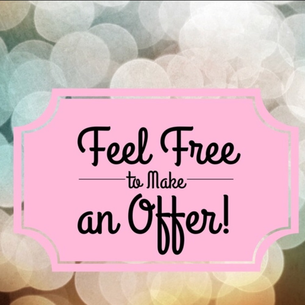 Willing to accept reasonable offers 😊