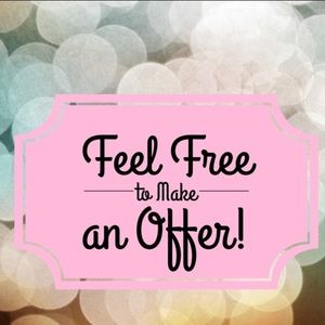 Willing to accept reasonable offers 😊