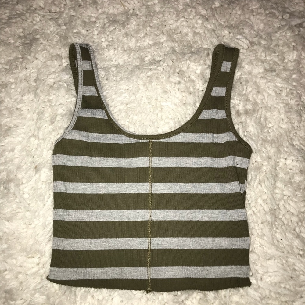 BDG Striped Crop Top