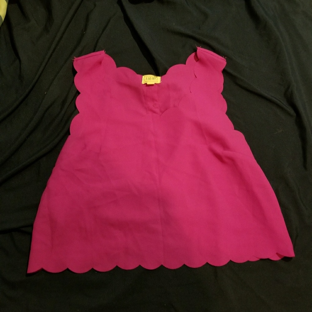 Purple crop top