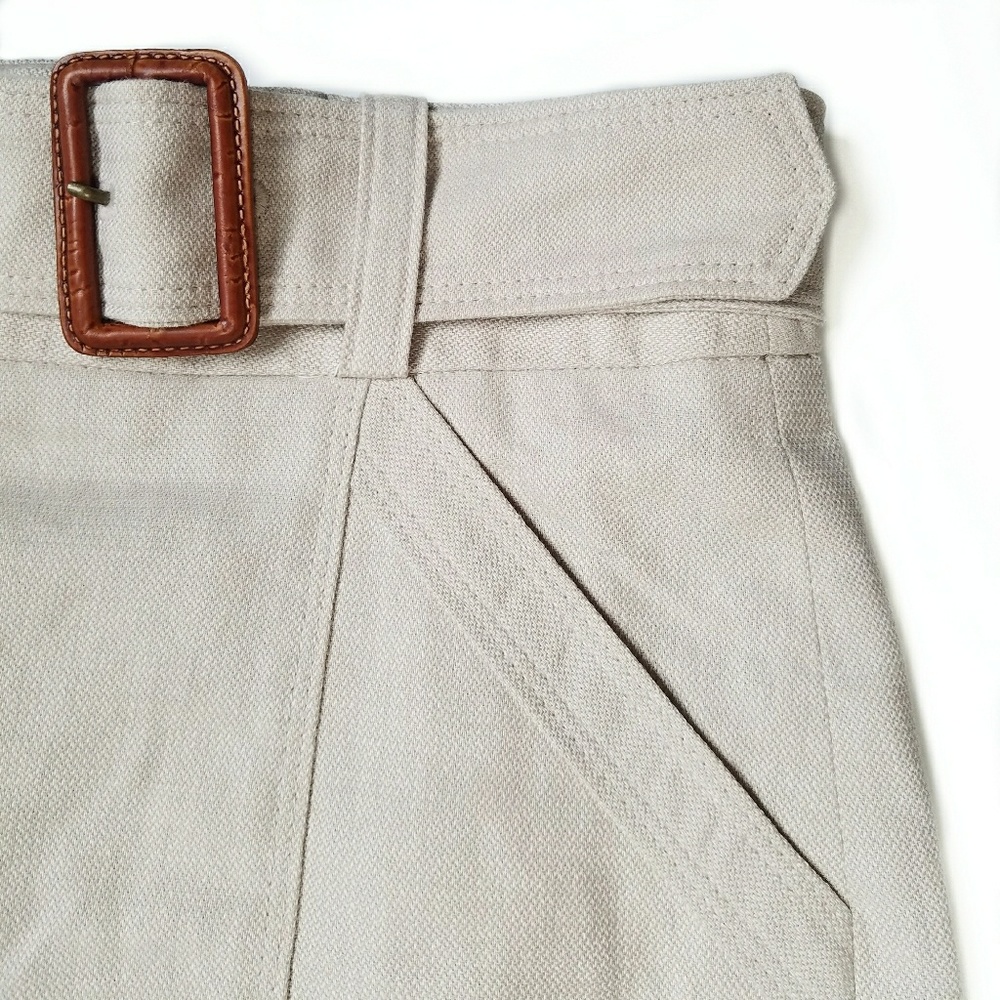 The Limited Safari Belted Pencil Skirt