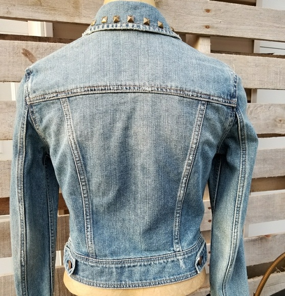American Eagle denim jean jacket - Picture 4 of 7