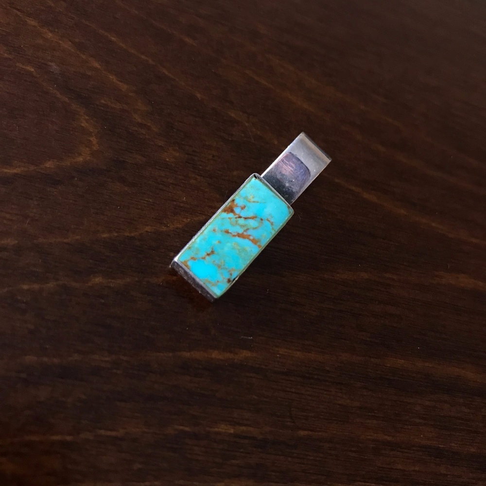 Sterling Silver Turquoise Pendant