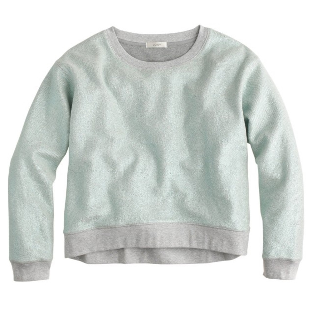 J. Crew • Metallic Sweatshirt
