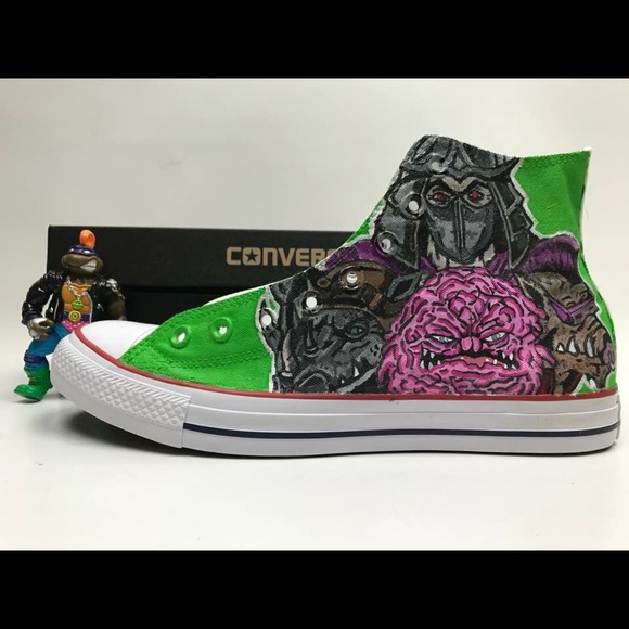 Hand Painted Teenage mutant Ninja Turtles Shoes - Picture 6 of 7