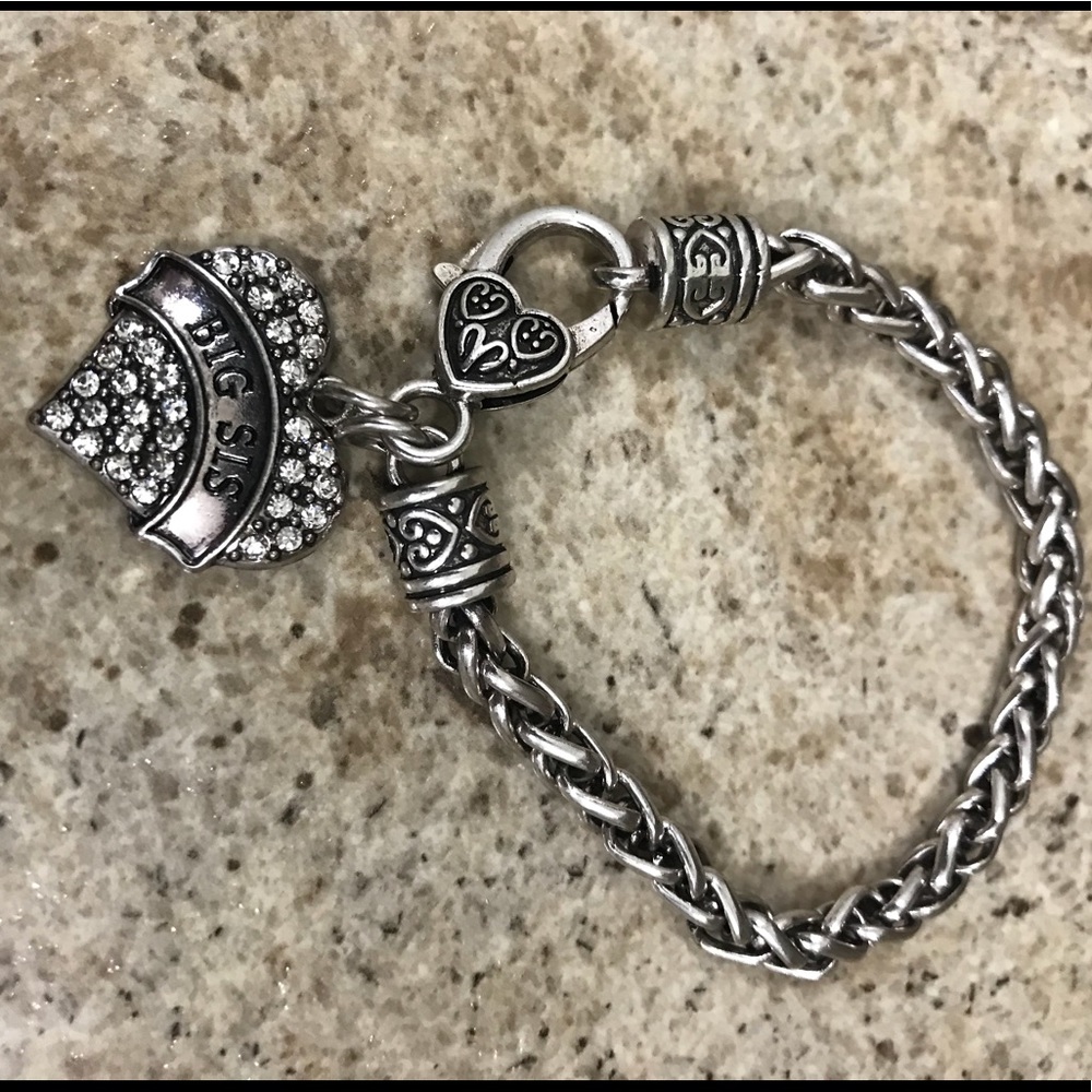 Silver Big Sis bracelet