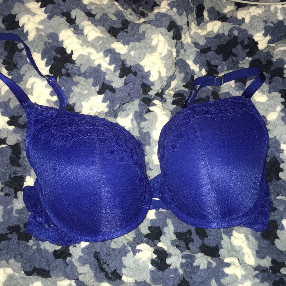 ROYAL BLUE LACED BRA