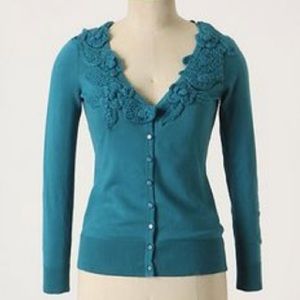 Anthropologie•Moth•Floral Cardigan