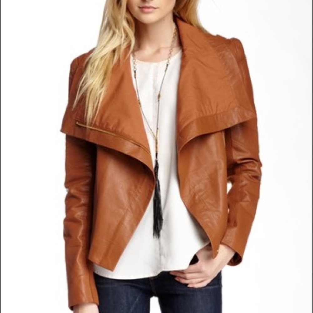 6 Shore Road Chloe Leather Moto Jacket