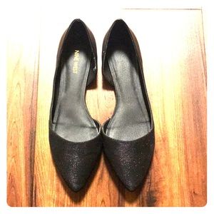 Nine West black flats